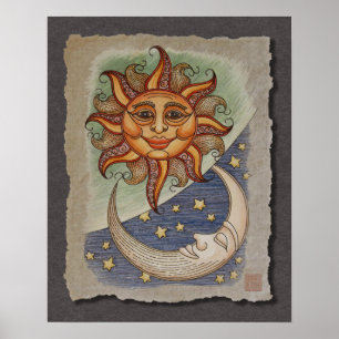 Affiches Sun Moon & Stars