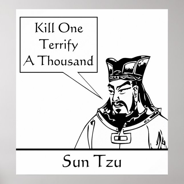 Affiches Sun Tzu et Citation (Devant)