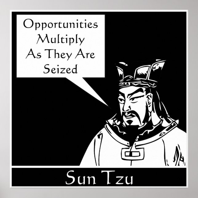 Affiches Sun Tzu — Le stratège militaire chinois (Devant)