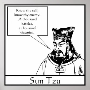 Affiches Sun Tzu — Le stratège militaire chinois
