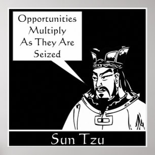 Affiches Sun Tzu -- Stratège militaire chinois