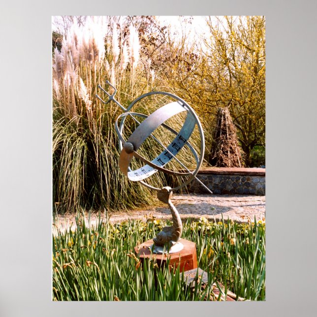 Affiches Sundial in a Guernsey garden (Devant)