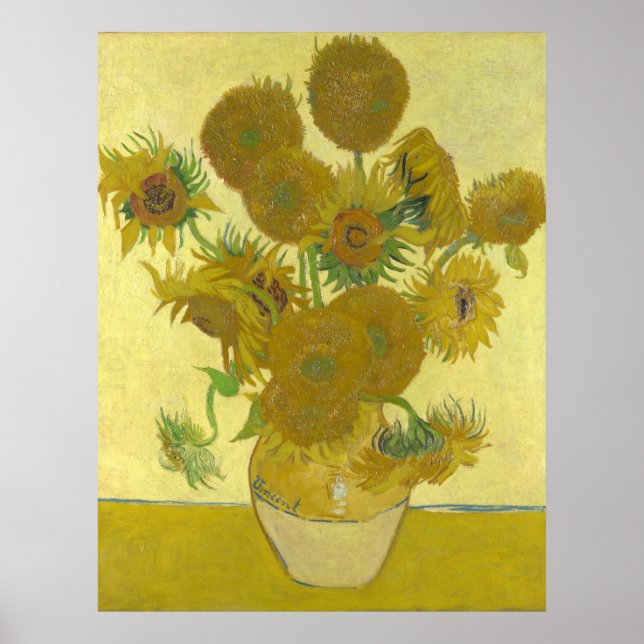 Affiches Sunflowers, 1888 (Vincent Van Gogh) (Devant)
