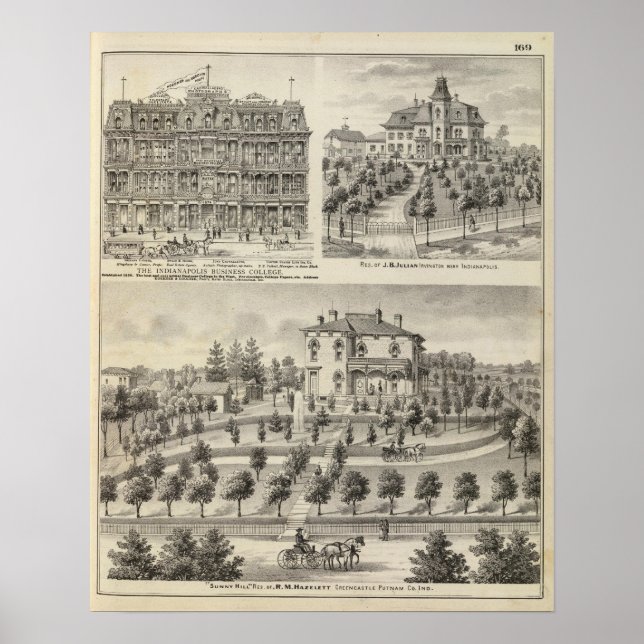 Affiches Sunny Hill res de RM Hazelett, Greencastle (Devant)