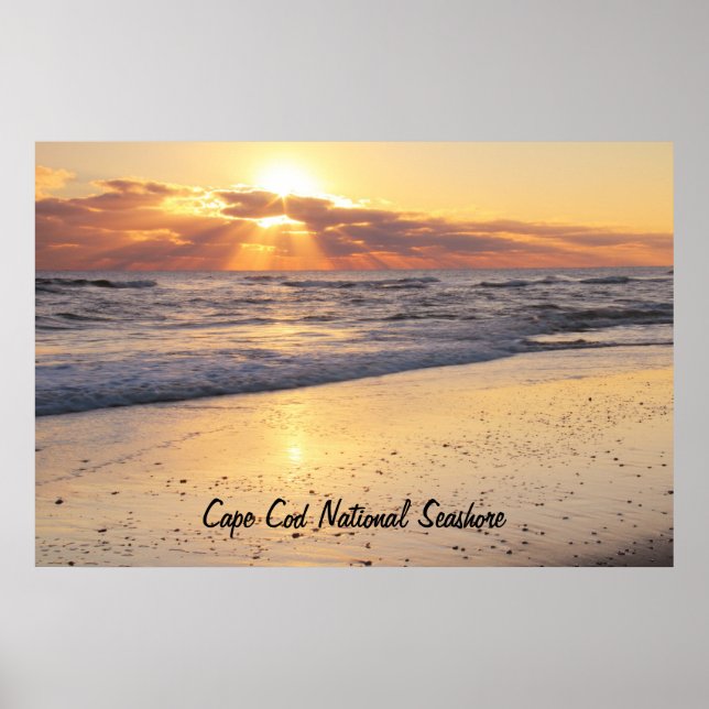 Affiches Sunrise cape Cod National Seashore (Devant)