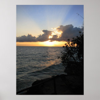 Affiches Sunrise du lac Malawi