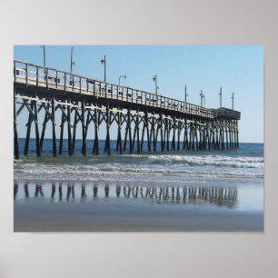 Affiches Sunset Beach Pier North Carolina
