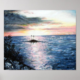 Affiches Sunset jamaïcain