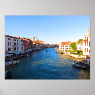 Affiches Sunset on the Grand Canal - Venice