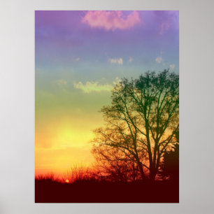 Affiches Sunset Rainbow