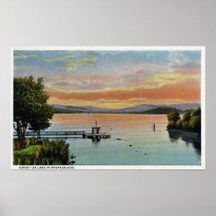 Affiches Sunset Scene on the Lake
