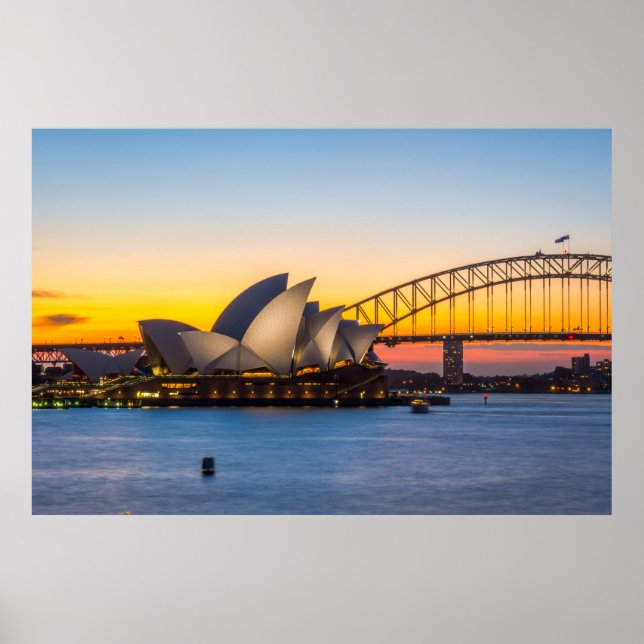 Affiches Sunset Sydney (Devant)