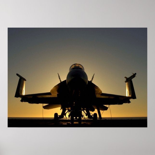 Affiches Super Hornet F/A-18E (Devant)