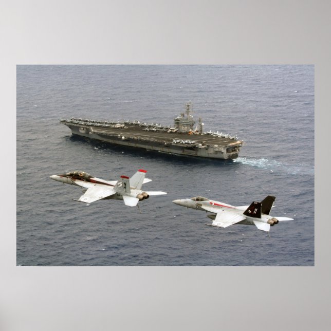 Affiches Super Hornet F/A-18E (Devant)