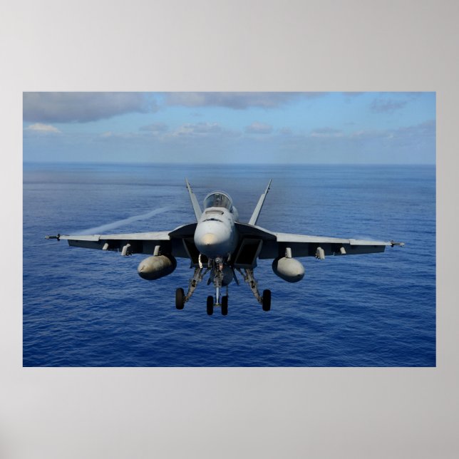 Affiches Super Hornet F/A-18E (Devant)