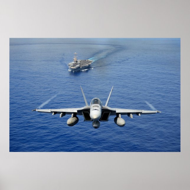 Affiches Super Hornet F/A-18E (Devant)