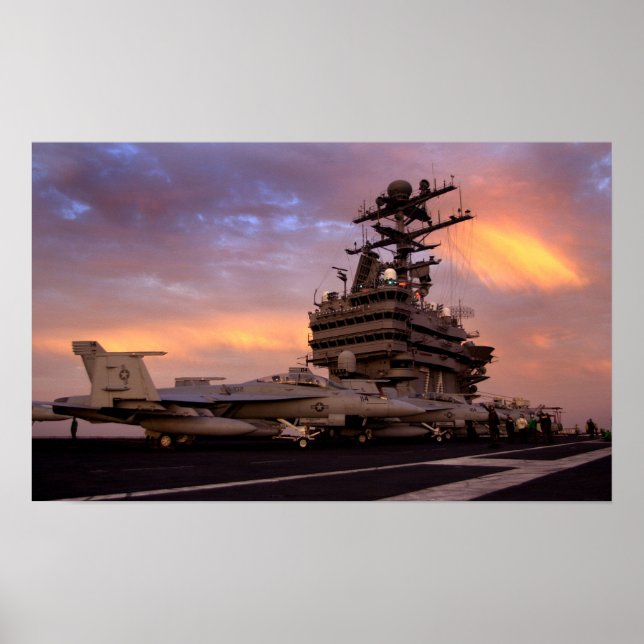 Affiches Super Hornet F/A-18F (Devant)