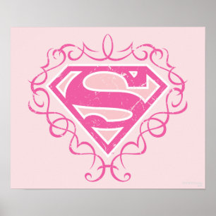 Affiches Supergirl Pink Stripes