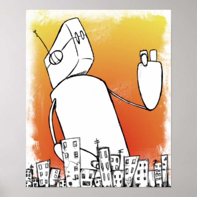 Affiches Superlord Robot (Devant)