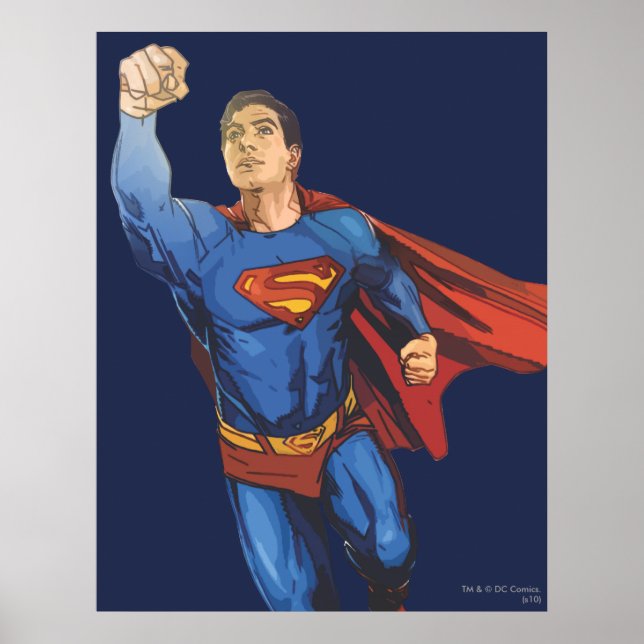 Affiches Superman Flying Left (Devant)
