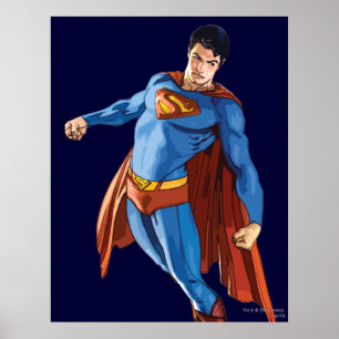 Affiches Superman qui regarde vers le bas