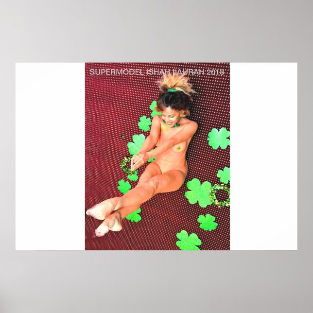 AFFICHES SUPERMODELE ISHAH LAURAH ST. JOUR DU PATTY 2018 (Devant)