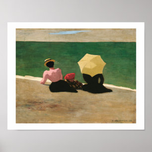 Affiches "Sur la plage" Artiste Félix Vallotton/