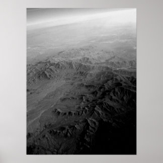 Affiches sur le chemin de Hawaii B&W