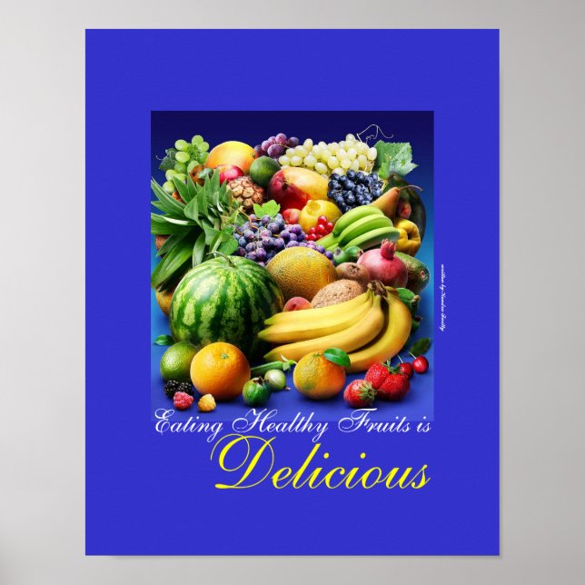 Affiches sur les fruits (Devant)