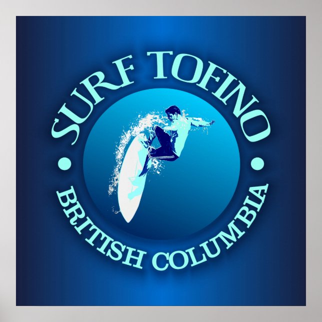 Affiches Surf Tofino (Devant)