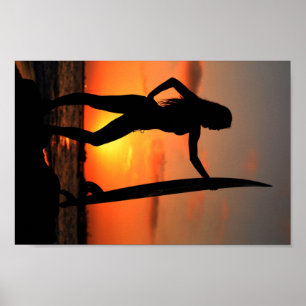 Affiches Surfer Girl