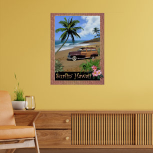 Affiches Surfin' Hawaii