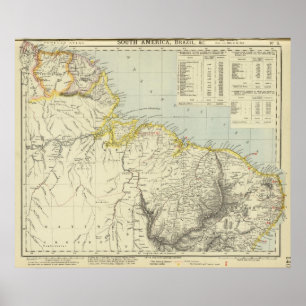 Affiches Surinam et Brésil