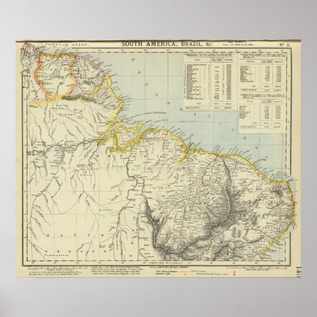 Affiches Surinam et Brésil (Devant)