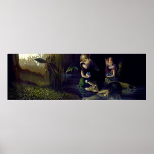 Affiches Surréalisme féerique d'imaginaire d'IMPRESSION