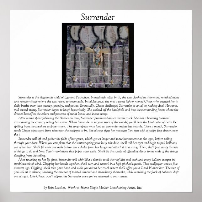 Affiches Surrender (Devant)