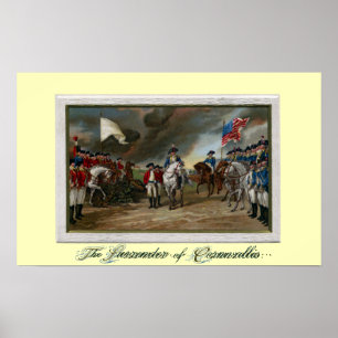 Affiches Surrender of Lord Cornwallis at Yorktown