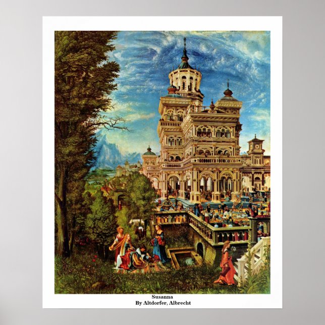 Affiches Susanna By Altdorfer, Albrecht (Devant)