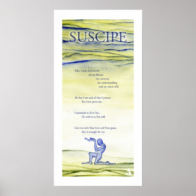 Affiches Suscipe (prière de saint Ignace) (Devant)