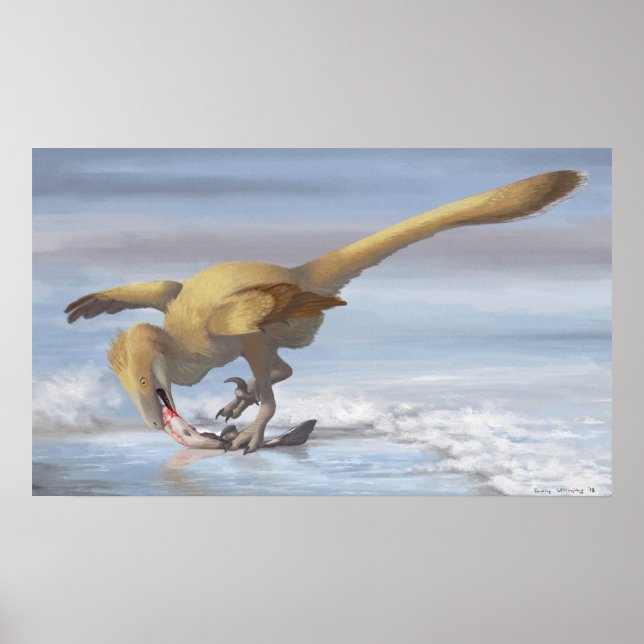 Affiches Sushi Deinonychus Imprimer (Devant)