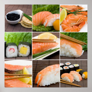 Affiches Sushi Print