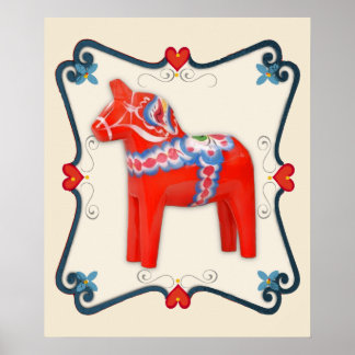 Affiches Swedish Dala