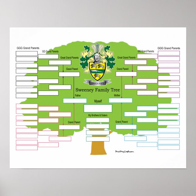Affiches Sweeney Family Tree (Devant)