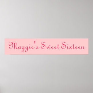 Affiches Sweet sixteen
