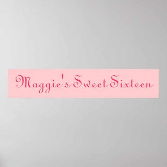 Affiches Sweet sixteen (Devant)