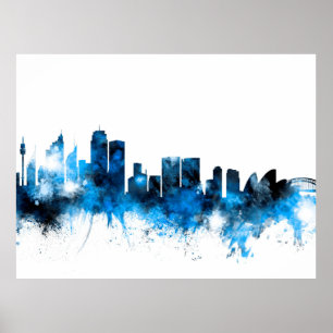 Affiches Sydney Australia Skyline