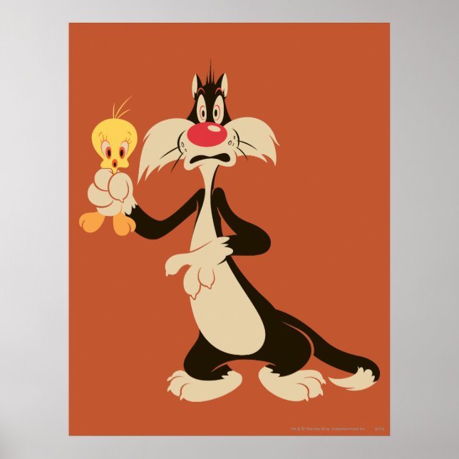 Affiches SYLVESTER™ avec TWEETY™ (Devant)