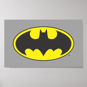 Affiches Symbole Batman   Logo Oval de chauve-souris
