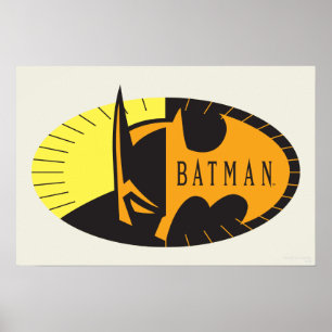 Affiches Symbole Batman Logo Silhouette