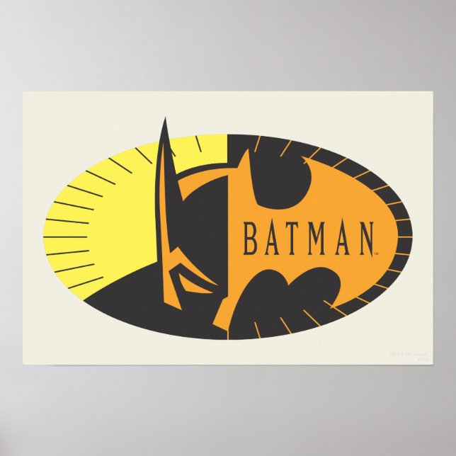 Affiches Symbole Batman | Logo Silhouette (Devant)